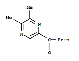 1-Butanone,1-(5,6-dimethylpyrazinyl )-(9ci) Structure,298210-72-7Structure
