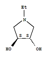 (3s,4s)-(9ci)-1-乙基-3,4-吡咯烷二醇结构式_298688-65-0结构式
