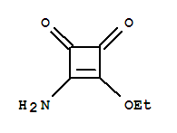 2-氨基-1-乙氧基-3,4-二氧代-1-环丁烯结构式_29950-12-7结构式