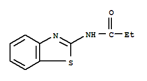(9CI)-N-2-苯并噻唑-丙酰胺结构式_3004-59-9结构式