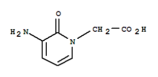 3-氨基-2-氧代-1(2H)-吡啶乙酸结构式_300582-90-5结构式