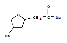 (9ci)-1-(四氢-4-甲基-2-呋喃)-2-丙酮结构式_301299-59-2结构式