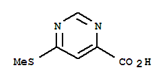 (9ci)-6-(甲基硫代)-4-嘧啶羧酸结构式_301342-78-9结构式