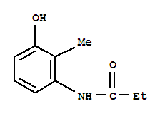N-(3-羟基-2-甲基苯基)-丙酰胺结构式_301663-52-5结构式