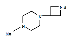(9ci)-1-(3-氮杂啶)-4-甲基-哌嗪结构式_302355-82-4结构式