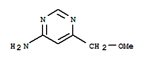 (9ci)-6-(甲氧基甲基)-4-嘧啶胺结构式_302964-09-6结构式