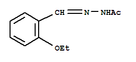 (9ci)-[(2-乙氧基苯基)亚甲基]肼乙酸结构式_303085-82-7结构式