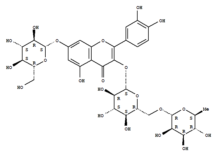 Quercetin 3-rutinoside 7-glucoside Structure,30311-61-6Structure