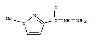 1-甲基-1H-吡唑-3-碳酰肼结构式_304665-45-0结构式