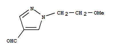 1-(2-甲氧基乙基)-1H-吡唑-4-甲醛结构式_304693-70-7结构式