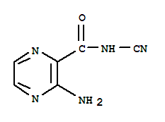3-氨基-N-氰基-2-吡嗪羧酰胺结构式_30478-34-3结构式