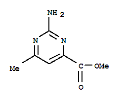 (9ci)-2-氨基-6-甲基-4-嘧啶羧酸甲酯结构式_304868-33-5结构式