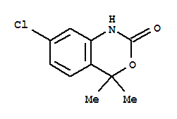 (9ci)-7-氯-1,4-二氢-4,4-二甲基-2H-3,1-苯并噁嗪-2-酮结构式_305800-01-5结构式