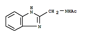 (9ci)-n-(1H-苯并咪唑-2-甲基)-乙酰胺结构式_30770-21-9结构式