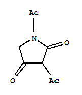 1,3-二乙酰基-2,4-吡咯烷二酮结构式_307925-22-0结构式