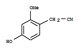 Benzeneacetonitrile,4-hydroxy-2-methoxy- (9ci) Structure,310869-92-2Structure