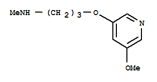 1-Propanamine,3-[(5-methoxy-3-pyridinyl )oxy]-n-methyl -(9ci) Structure,310880-42-3Structure