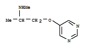 (9ci)-n-甲基-1-(5-嘧啶氧基)-2-丙胺结构式_310881-01-7结构式