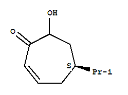 (5s)-(9ci)-7-羟基-5-(1-甲基乙基)-2-环庚烯-1-酮结构式_310905-94-3结构式