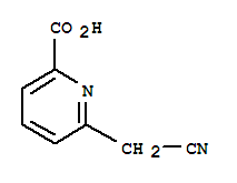 (9ci)-6-(氰基甲基)-2-吡啶羧酸结构式_312325-75-0结构式