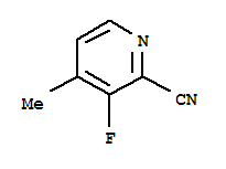 (9ci)-3-氟-4-甲基-2-吡啶甲腈结构式_312904-99-7结构式