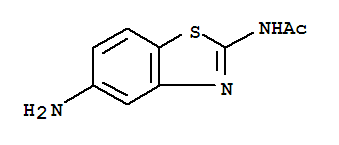 (9ci)-n-(5-氨基-2-苯并噻唑)-乙酰胺结构式_313955-42-9结构式