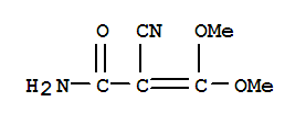2-氰基-3,3-二甲氧基-2-丙酰胺结构式_31413-68-0结构式
