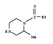 (9ci)-2-甲基-1-(1-氧代丙基)-哌嗪结构式_314729-13-0结构式