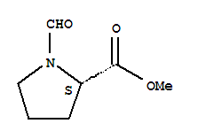 (9ci)-1-甲酰基-L-脯氨酸甲酯结构式_3154-58-3结构式