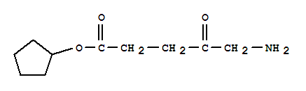 (9ci)-5-氨基-4-氧代戊酸环戊酯结构式_316179-59-6结构式