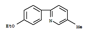 (9ci)-2-(4-乙氧基苯基)-5-甲基吡啶结构式_317820-05-6结构式