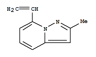 Pyrazolo[1,5-a]pyridine,7-ethenyl-2-methyl- Structure,319432-27-4Structure