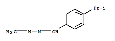 (9Ci)-4-(1-甲基乙基)-苯甲醛亚甲基肼酮结构式_319456-83-2结构式