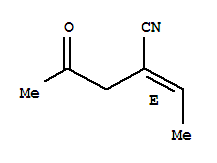 (2e)-(9ci)-2-亚乙基-4-氧代-戊腈结构式_320572-82-5结构式