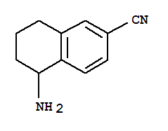 1-氨基-6-氰基-1,2,3,4-四氢萘结构式_321330-31-8结构式
