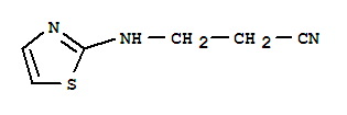 (9Ci)-3-(2-噻唑氨基)-丙腈结构式_321680-78-8结构式