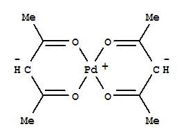 2,4-戊烷二酮钯(II)结构式_32216-25-4结构式
