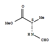 (9ci)-n-甲酰基-L-丙氨酸甲酯结构式_32221-83-3结构式