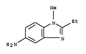 2-乙基-1-甲基-1H-苯并咪唑-5-胺结构式_323584-32-3结构式
