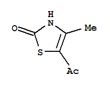 5-乙酰基-4-甲基-2(3h)-噻唑酮结构式_32497-14-6结构式