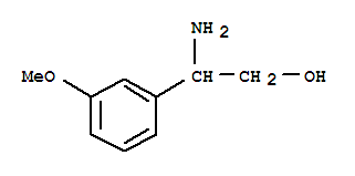 2-氨基-2-(3-甲氧基苯基)-1-乙醇结构式_325153-00-2结构式
