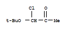 (8Ci)-1-叔丁氧基-1-氯-2-丙酮结构式_32641-90-0结构式