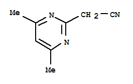 (8ci,9ci)-4,6-二甲基-2-嘧啶乙腈结构式_32691-58-0结构式