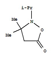 (9Ci)-3,3-二甲基-2-(1-甲基乙基)-5-异噁唑烷酮结构式_328238-22-8结构式