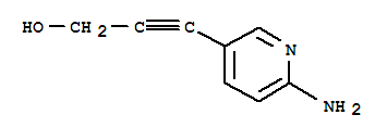 (9Ci)-3-(6-氨基-3-吡啶)-2-丙炔-1-醇结构式_329794-06-1结构式