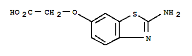 (9Ci)-[(2-氨基-6-苯并噻唑)氧基]-乙酸结构式_329904-53-2结构式
