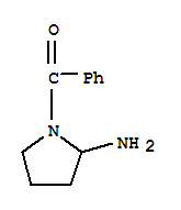 (9Ci)-1-苯甲酰基-2-吡咯烷胺结构式_330842-83-6结构式