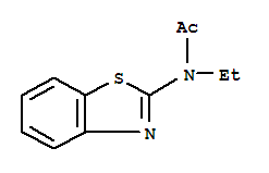(9Ci)-N-2-苯并噻唑-N-乙基-乙酰胺结构式_331244-28-1结构式