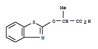 (9Ci)-2-(2-苯并噻唑氧基)-丙酸结构式_331873-02-0结构式