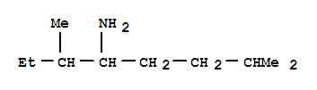 (+)-(8Ci)-1-仲丁基-4-甲基-戊胺结构式_33204-57-8结构式